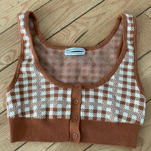 Plaid Crop Top
